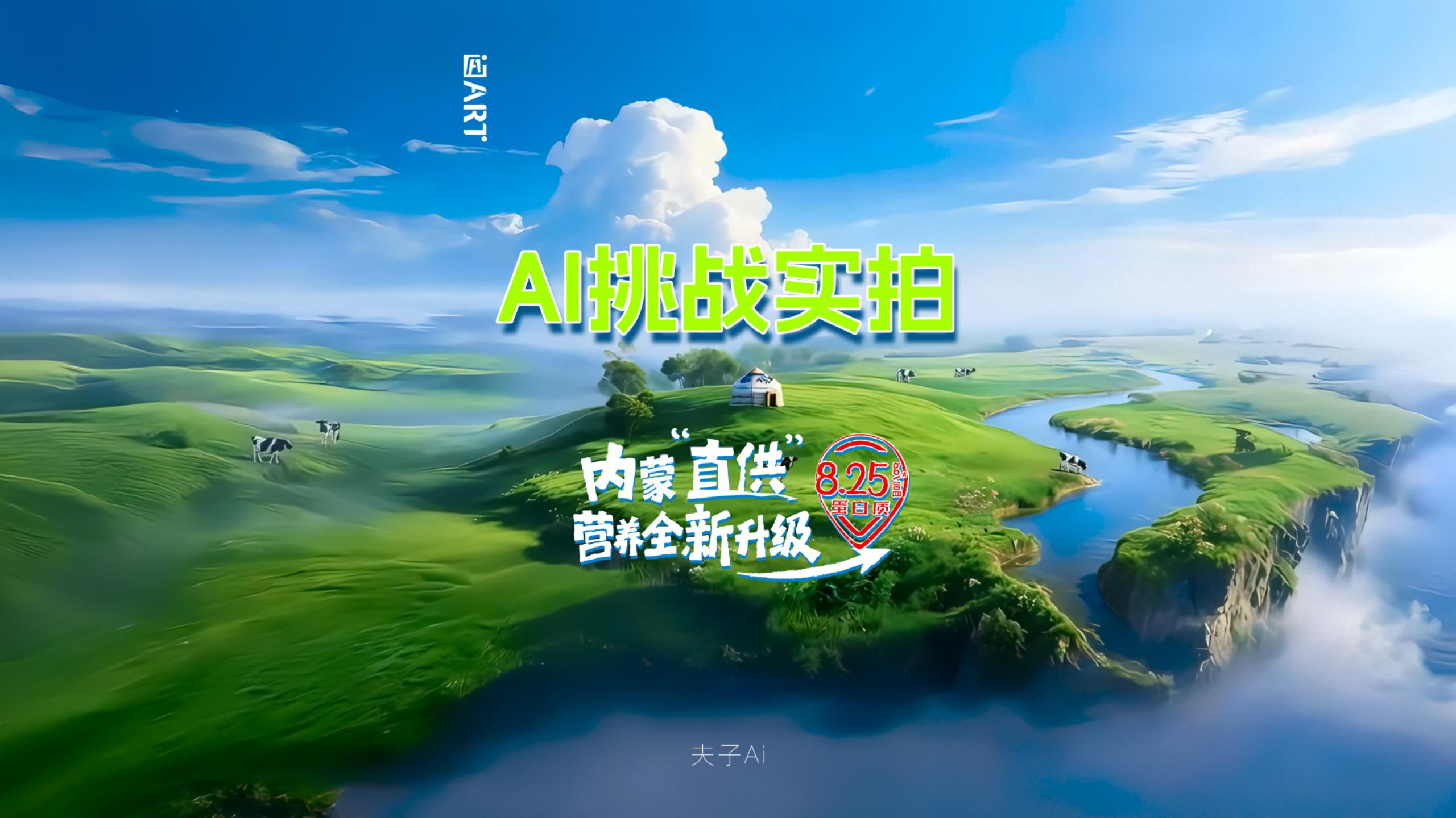 AIGC制作内蒙直供奶