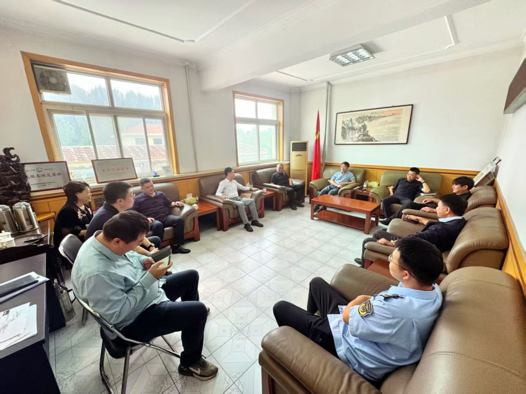 友店数商近日回访天津市东赵各庄镇并就合作开展项目做以汇报交流