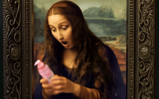 力士AI短片：当蒙娜丽莎成为“卢浮宫打工人”