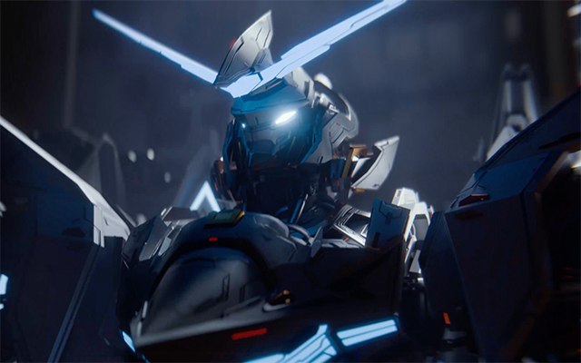 极米×《解限机》CG动画：热血机甲在光影世界战斗