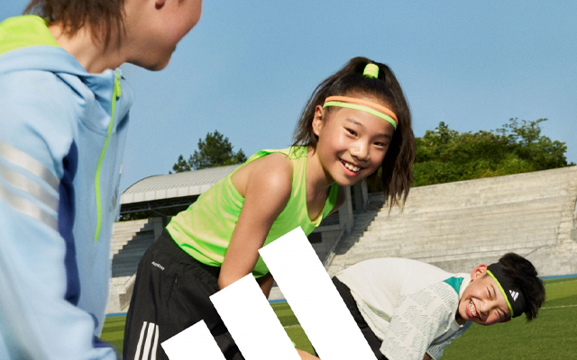 adidas kids：跑跳全能，校园新星