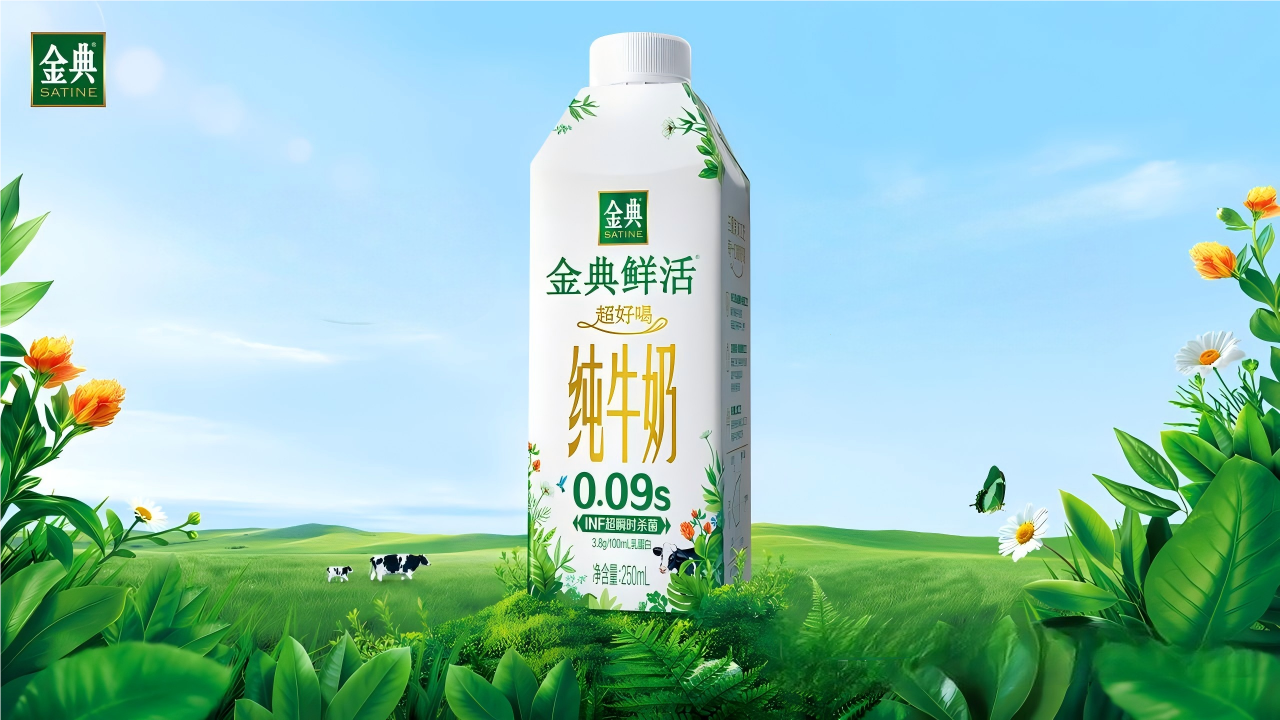 常温奶喝出“鲜奶感”？金典把纯牛奶做“活”了！