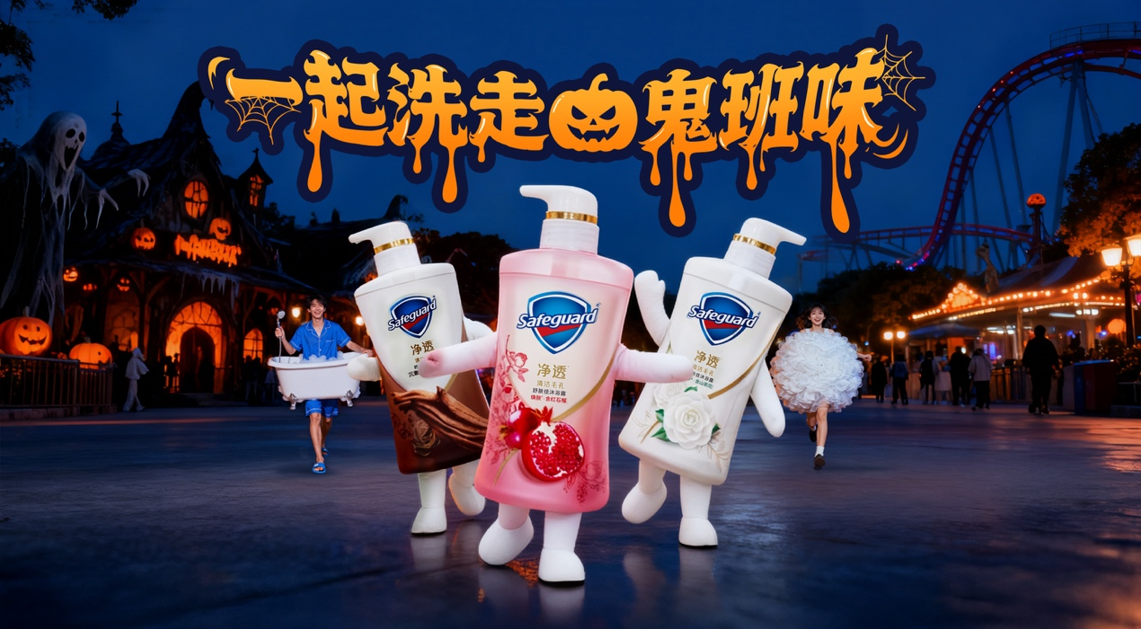 谁家好人cos沐浴露啊？舒肤佳这波毛孔级洗走鬼班味赢麻了！