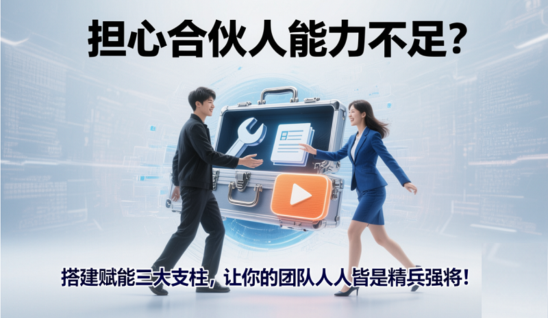 赋能体系初探：如何让你的合伙人“自带流量”？​​