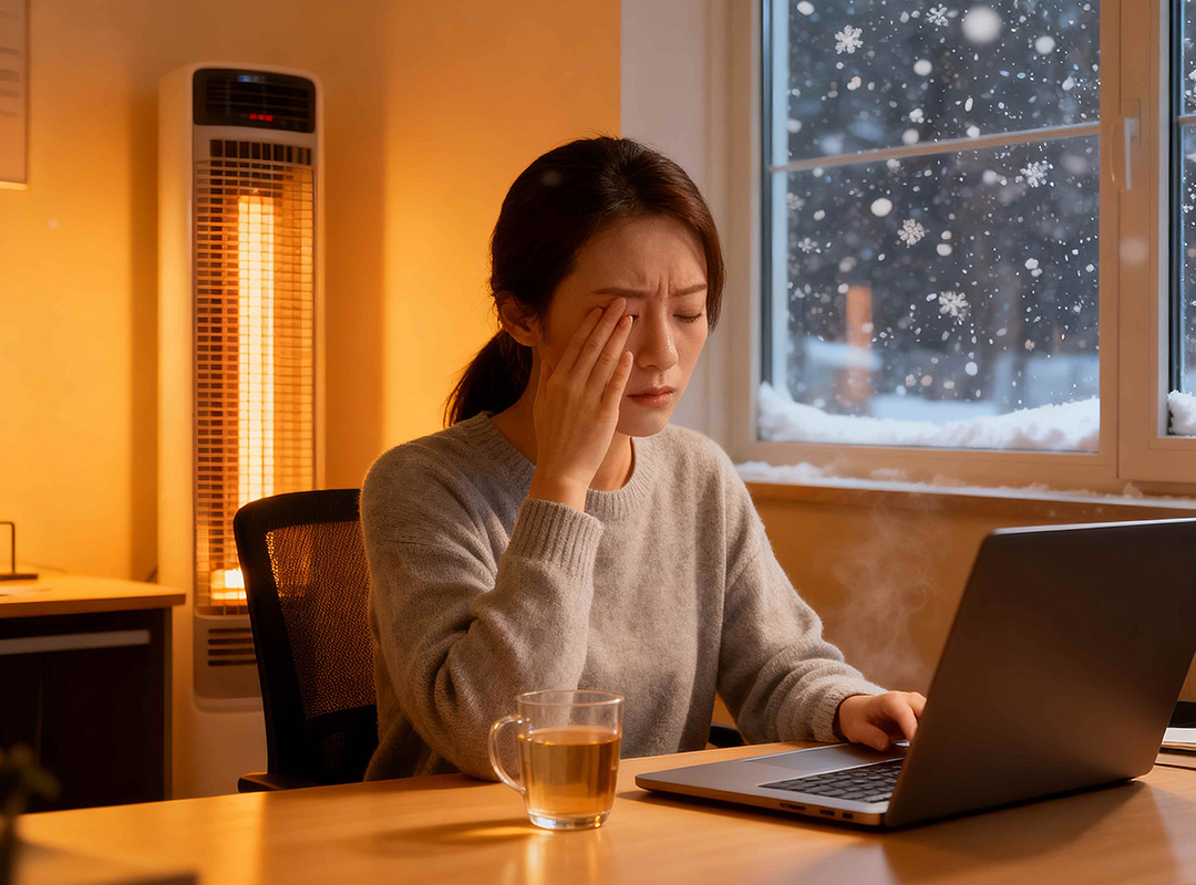 秋冬佩戴隐形眼镜眼部干涩？爱生华硅水凝胶隐形眼镜帮你解决