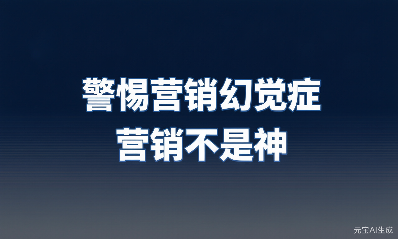 李桓：警惕营销幻觉症，营销不是神
