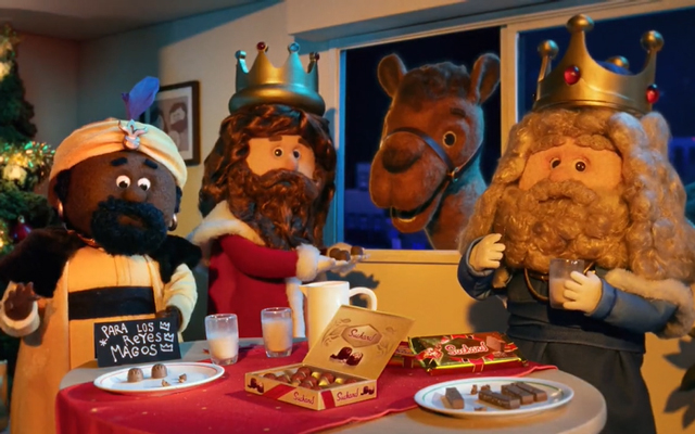 瑞士巧克力定格动画，圣诞氛围拉满了