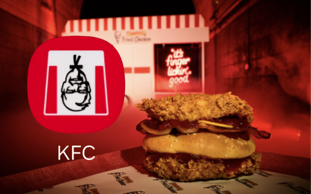 KFC联名怪奇物语，把LOGO倒过来了