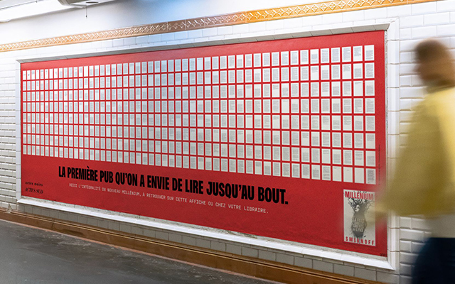 巴黎地铁图书广告，慷慨附上了全文
