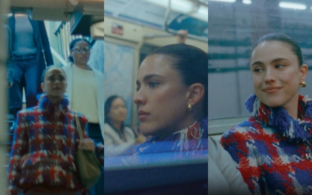 CHANEL在地铁拍竖屏广告，打工人破防