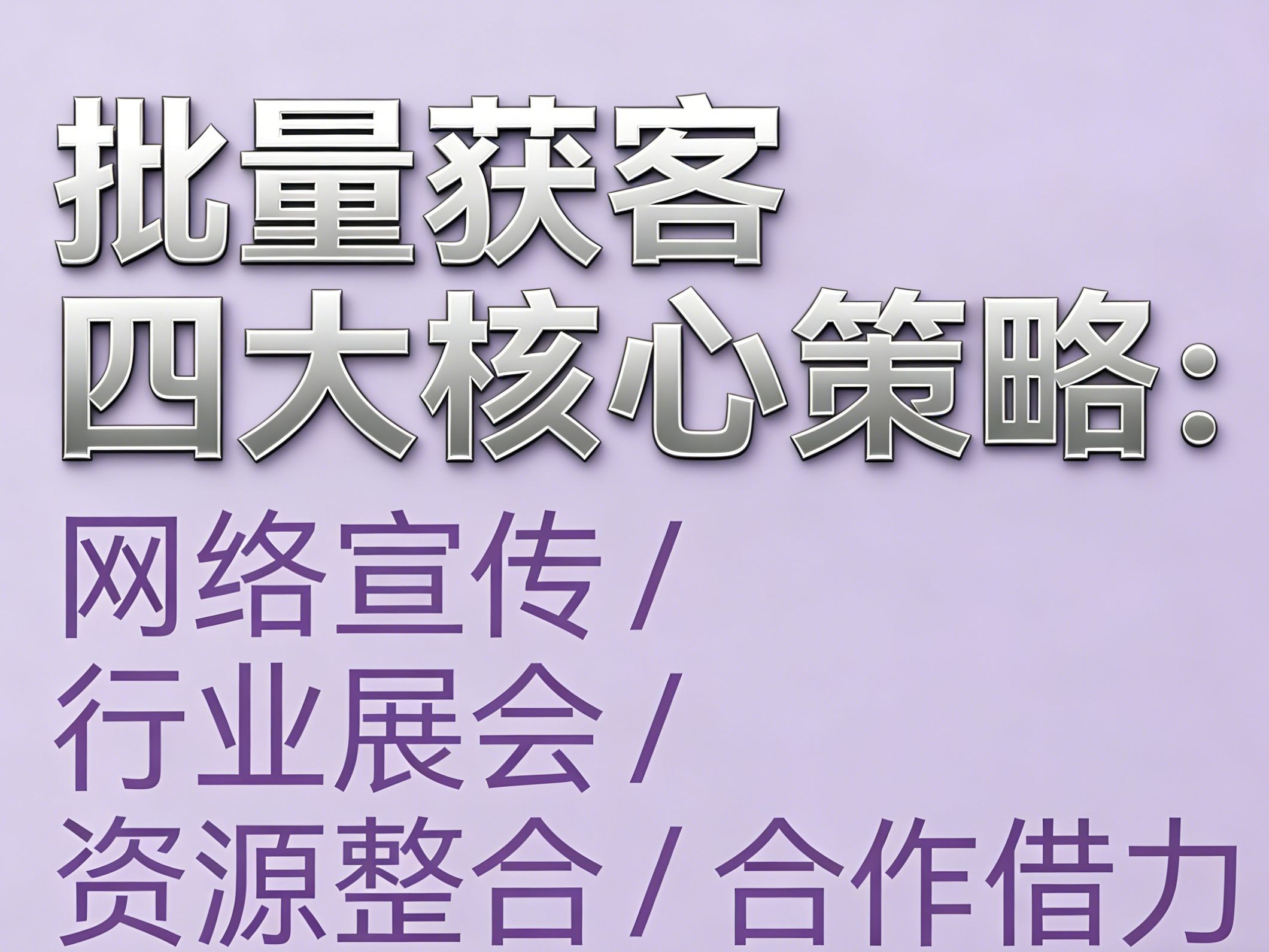 成批發(fā)展客戶的四種賺錢方法