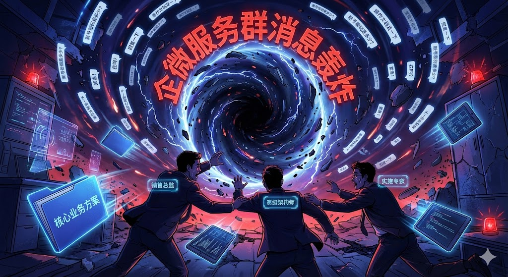 AI 接管企微項(xiàng)目群：某軟件企業(yè)將300+客戶群交給了天潤融通ZENAVA