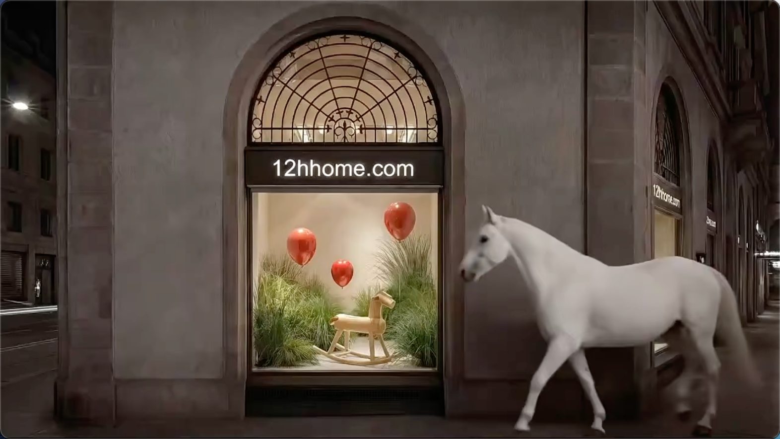 十二时慢新年AI影片：马蹄声声慢