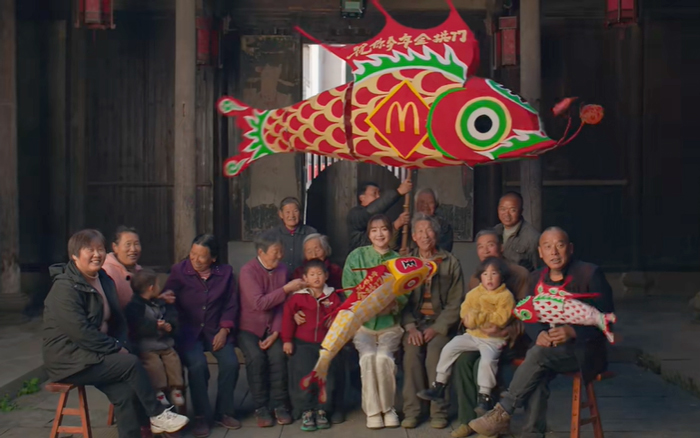 麦当劳新春短片，祝你今年金拱门