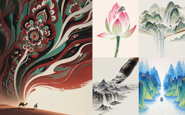 这些AI国风设计，别有一番韵味