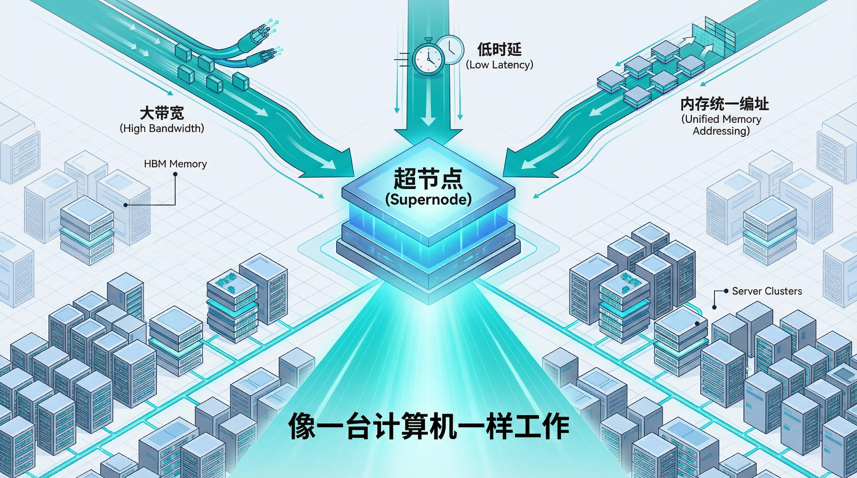 拆开“超节点”的伪装：没有内存统一编址，仍是服务器堆叠