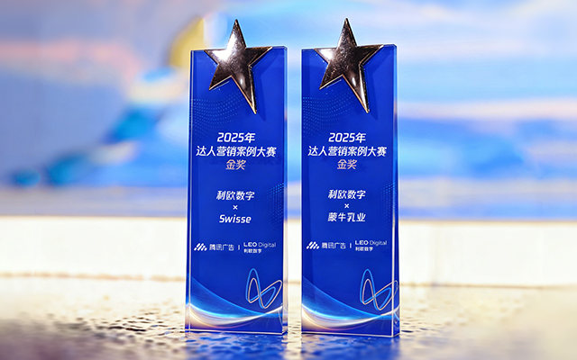 利歐數(shù)字榮膺騰訊互選案例大賽雙案例金獎