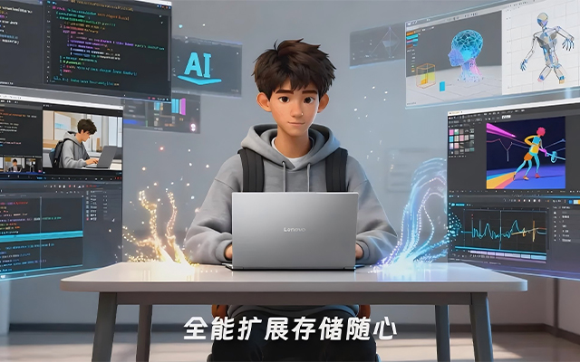 聯(lián)想小新AIGC視頻：把電腦做成一座“微縮城市”