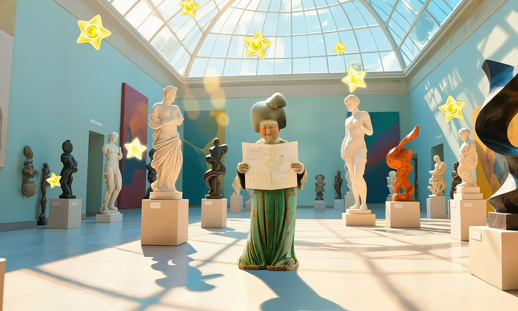 當(dāng)西安博物館遇上聰明寶寶：飛鶴這支AIGC短片把“聰明”拍活了