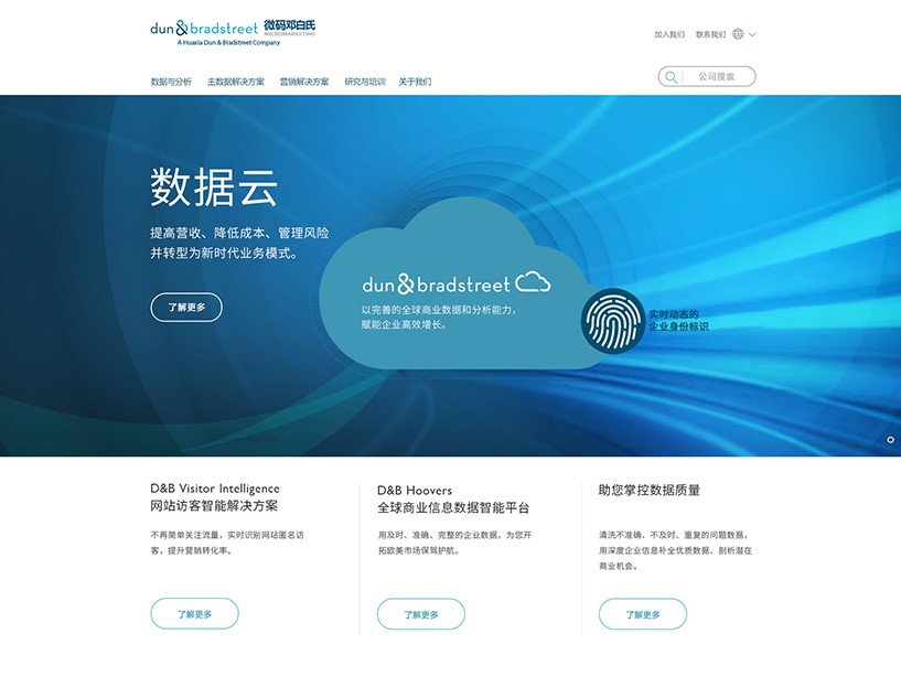 微码邓白氏品牌官网建设