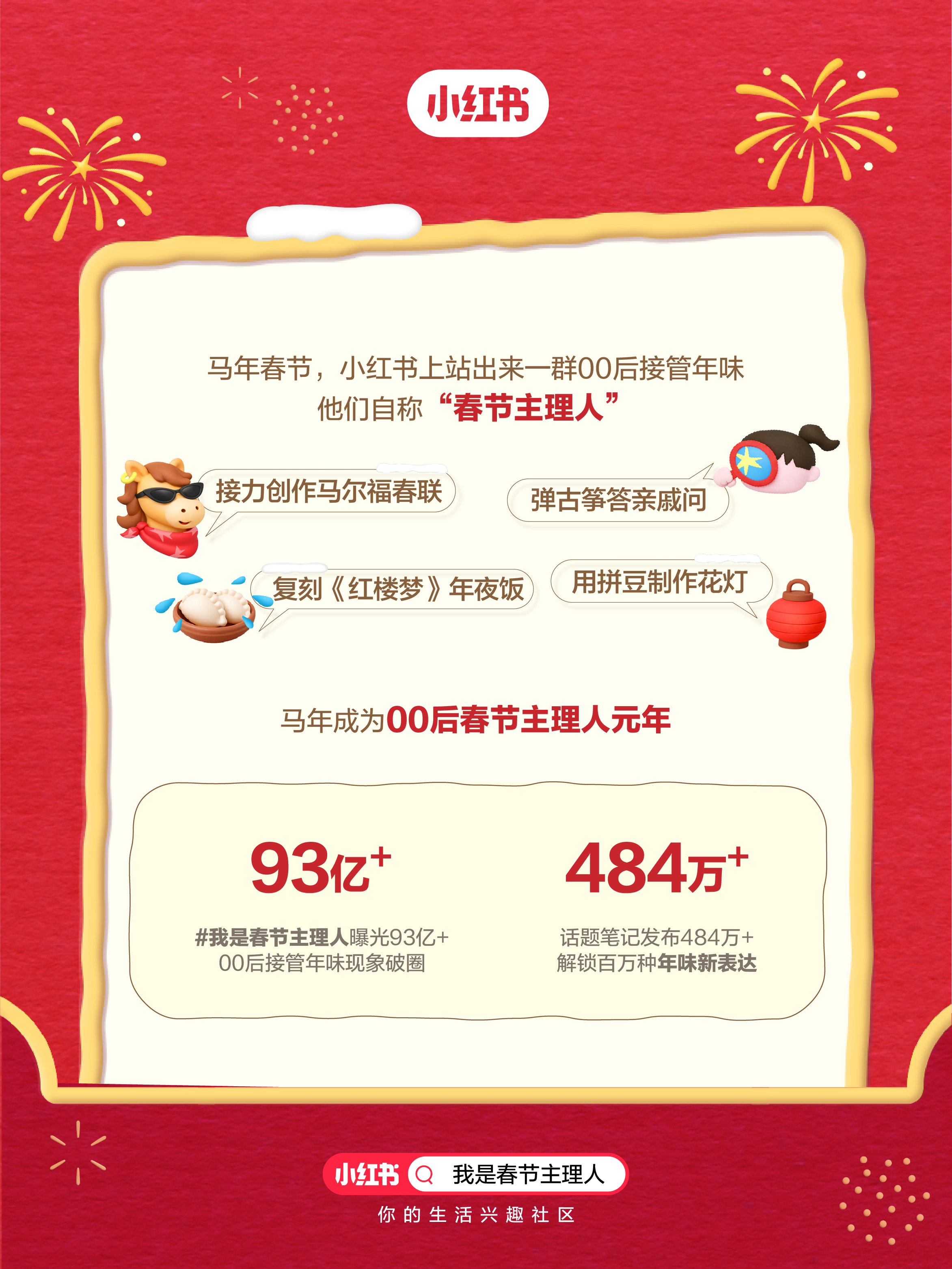 《小红书2026春节新趋势报告》发布：00后掀起“春节主理人”潮流