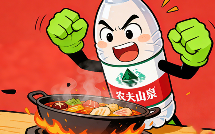 农夫山泉痛击火锅店