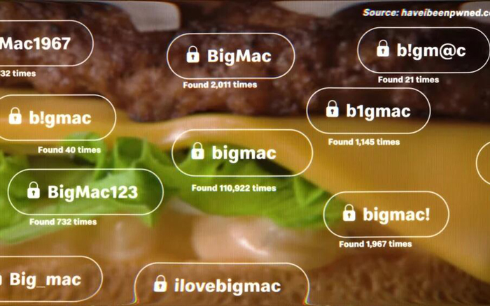 荷兰麦当劳：别再用我们当密码了！