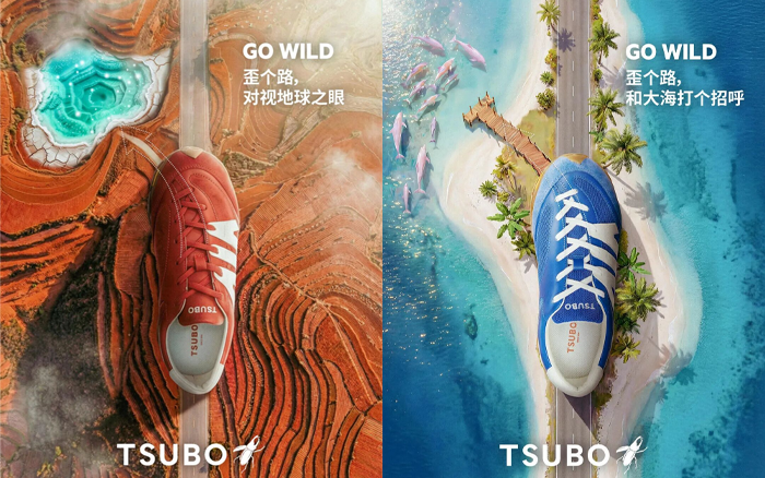 TSUBO系列海報：歪個路，看見不一樣