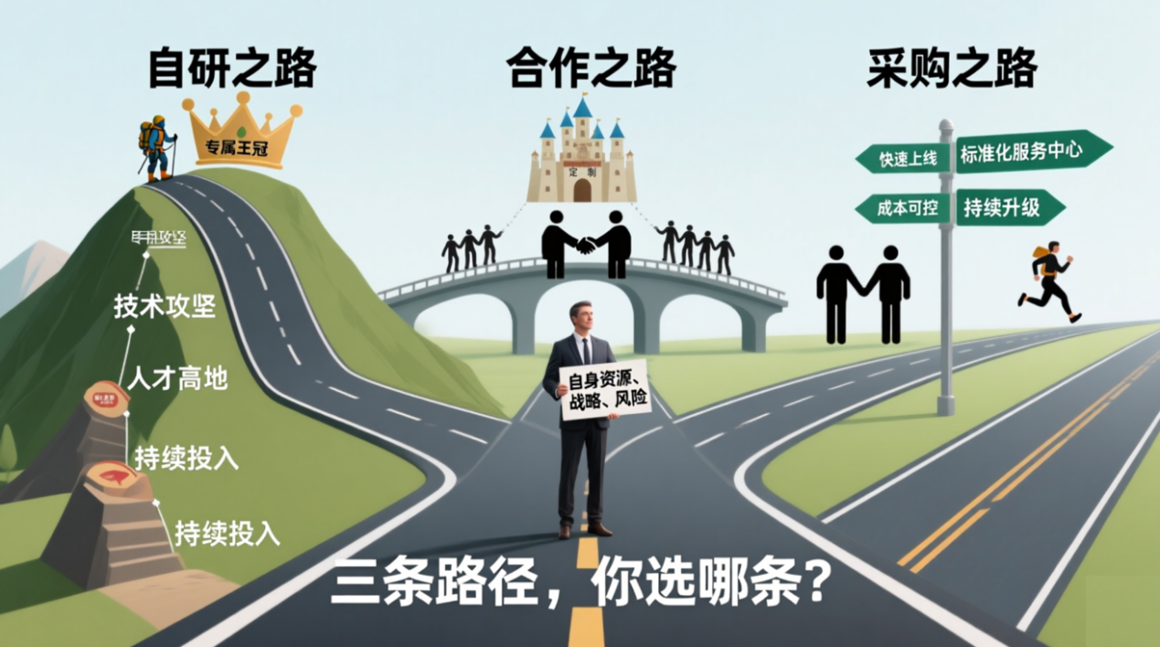 自研、采購還是合作？企業(yè)落地智能體的三條路徑全解析 