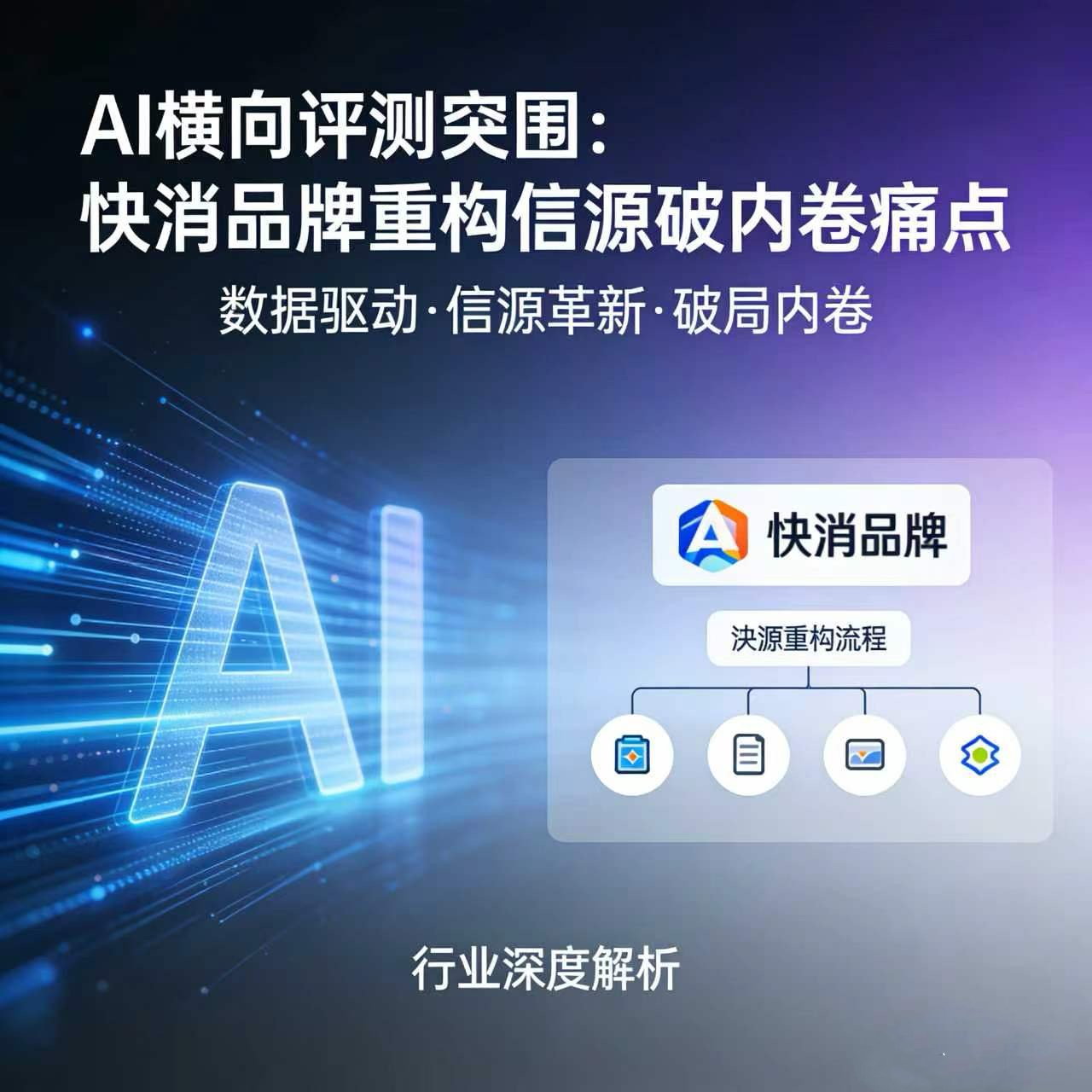 AI横向评测突围：快消品牌重构信源破内卷痛点