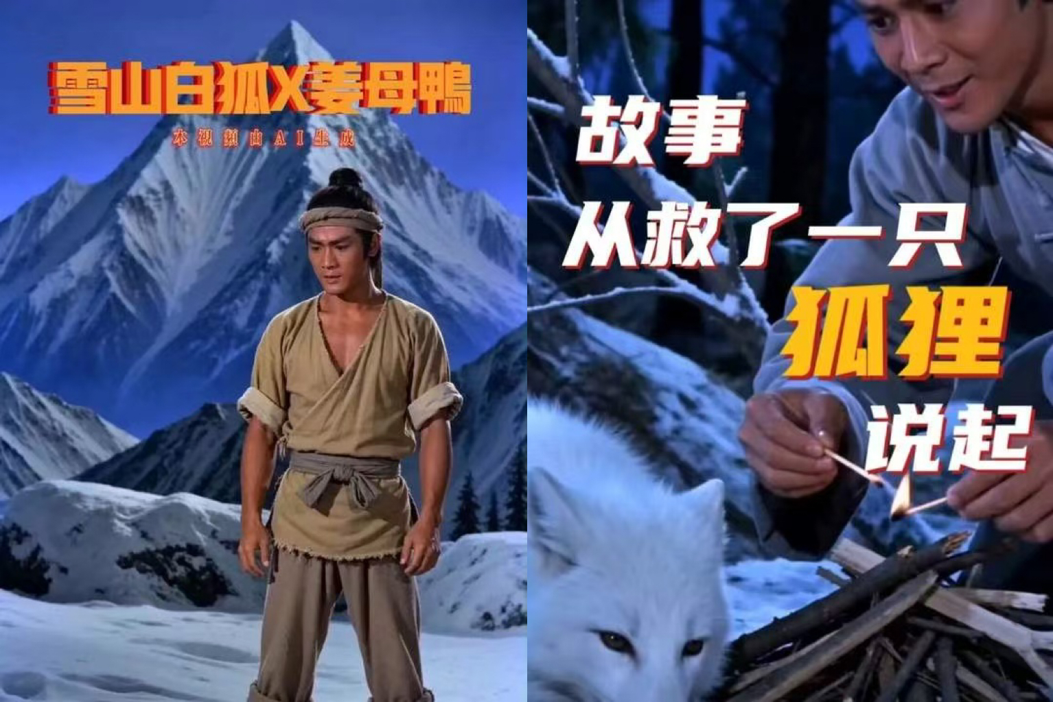 雪山救狐狸，全网首支无限流广告