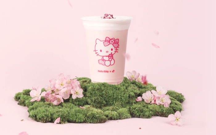 喜茶：和Hello Kitty一起，走进心里的春天