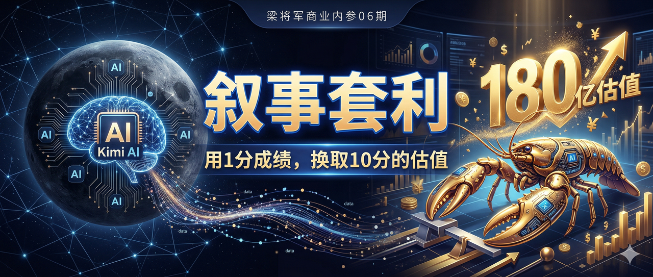 【梁將軍】那個沒人問的問題：月之暗面180億估值背后的敘事套利