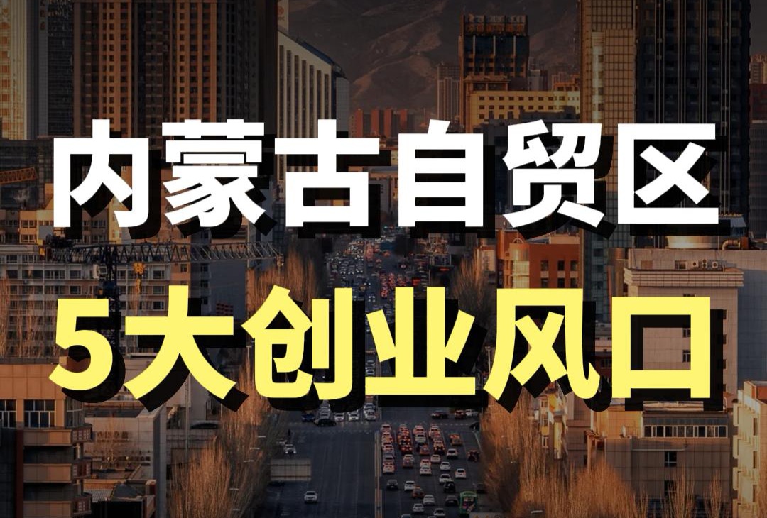 蓝爷说品牌：内蒙古自贸区来了！5个能落地的生意