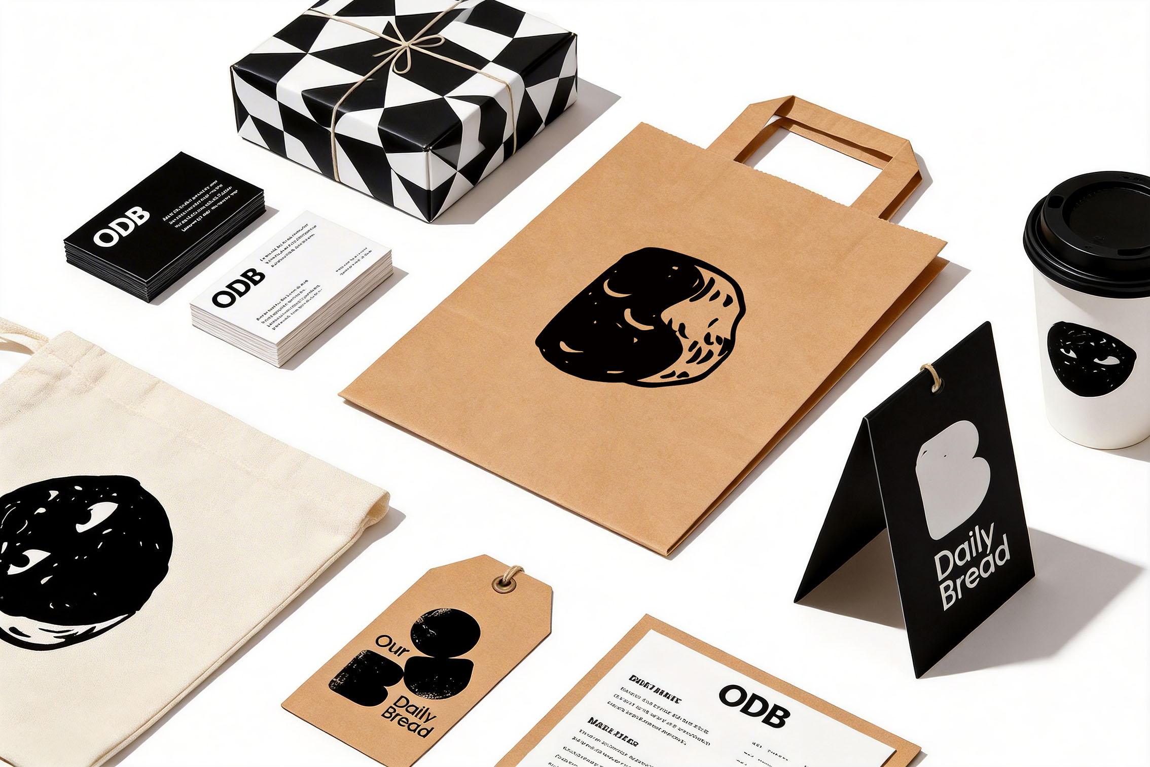 橙时 X ODB | ODB(our daily bread) 手作面包坊品牌形象VI设计