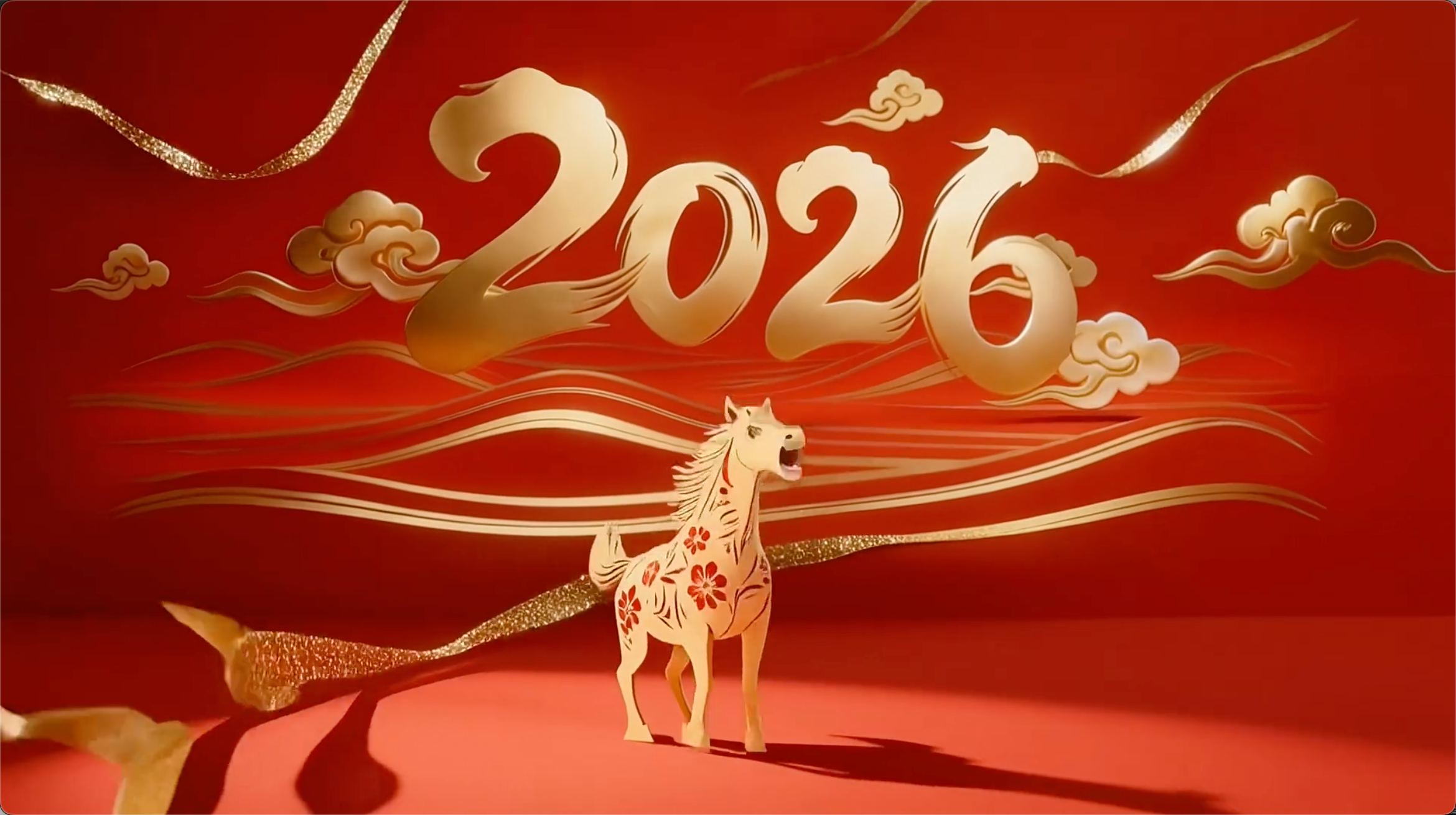 东方剪纸 × 生肖好运：蒙牛 2026 春节营销案例