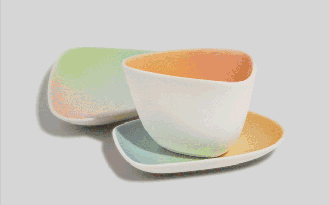 LxU×BenQ出了一套咖啡杯盤(pán)套組，有形有色