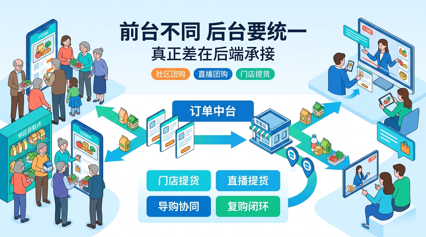 私域直播系统怎么选？先看订单、履约、门店、复购能不能接起来