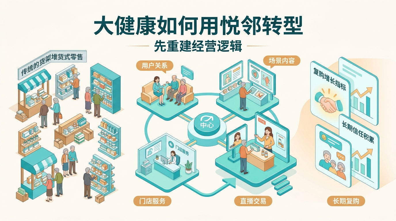 大健康如何转型？不是先卖货，而是先重建经营逻辑
