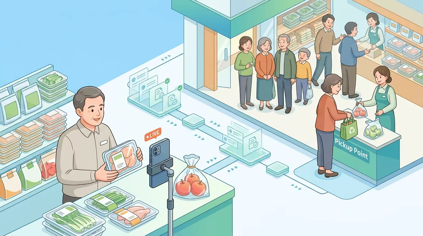 社区团购如何做私域直播，不是先拼流量，而是先把提货跑顺