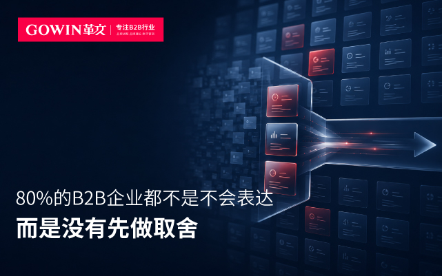 80%的B2B企业，不是不会表达，而是没有先做取舍