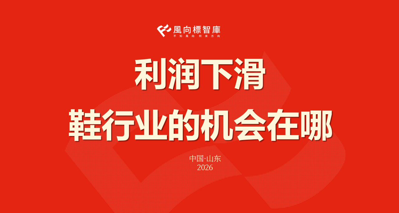利润下滑，鞋行业的机会在哪？