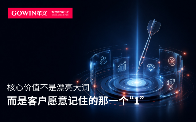 核心价值不是漂亮大词，而是客户愿意记住的那一个“1”
