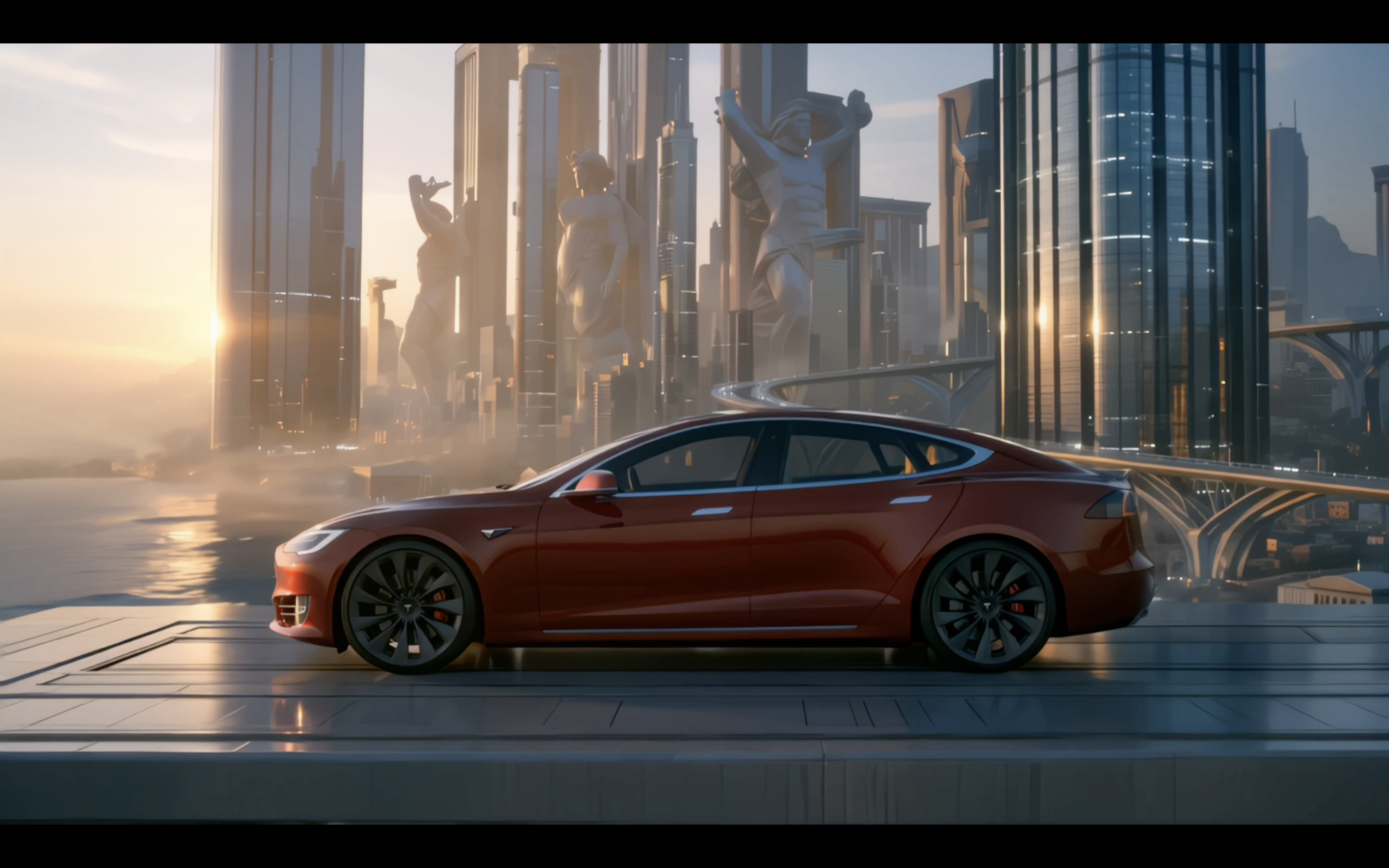 以AI重构旗舰美学，特斯拉Model S TVC：不止于车，更是时代科技范本