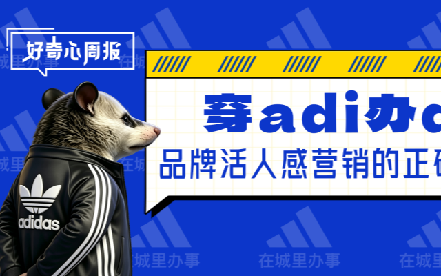 好奇心周报丨乌龙变爆款——一句“在城里办事”，阿迪达斯怎么就成了“进城战袍”？