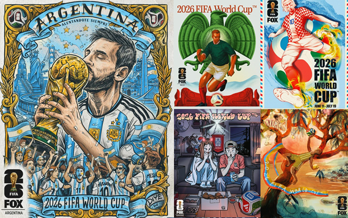 2026年世界杯,48国艺术海报设计一览