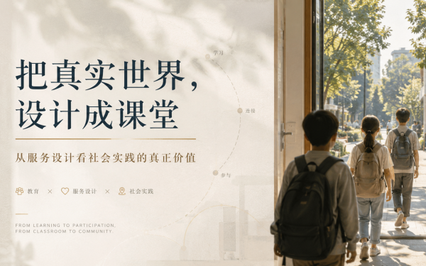 深度的反面不是浅是走过场—一个家长在教研论坛上想到的服务设计