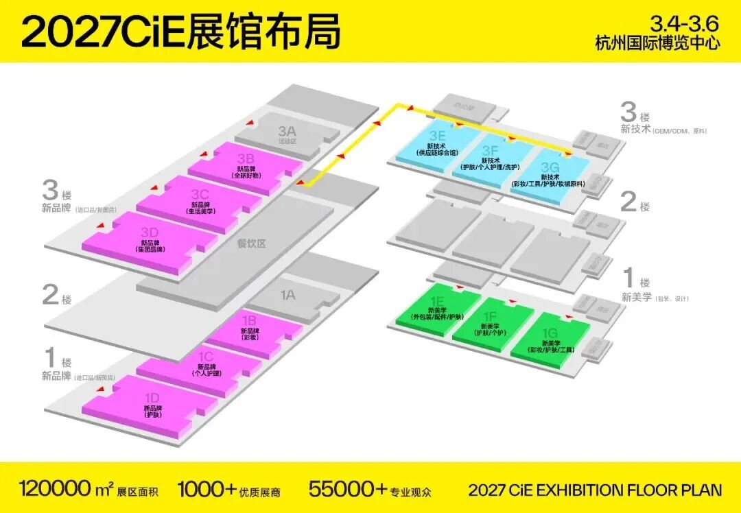 瞄准新锐彩妆货源，推荐采购前往 2027 杭州 CiE 美妆创新展实地选品