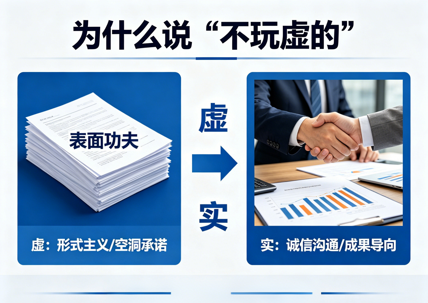 为什么说“不玩虚的”