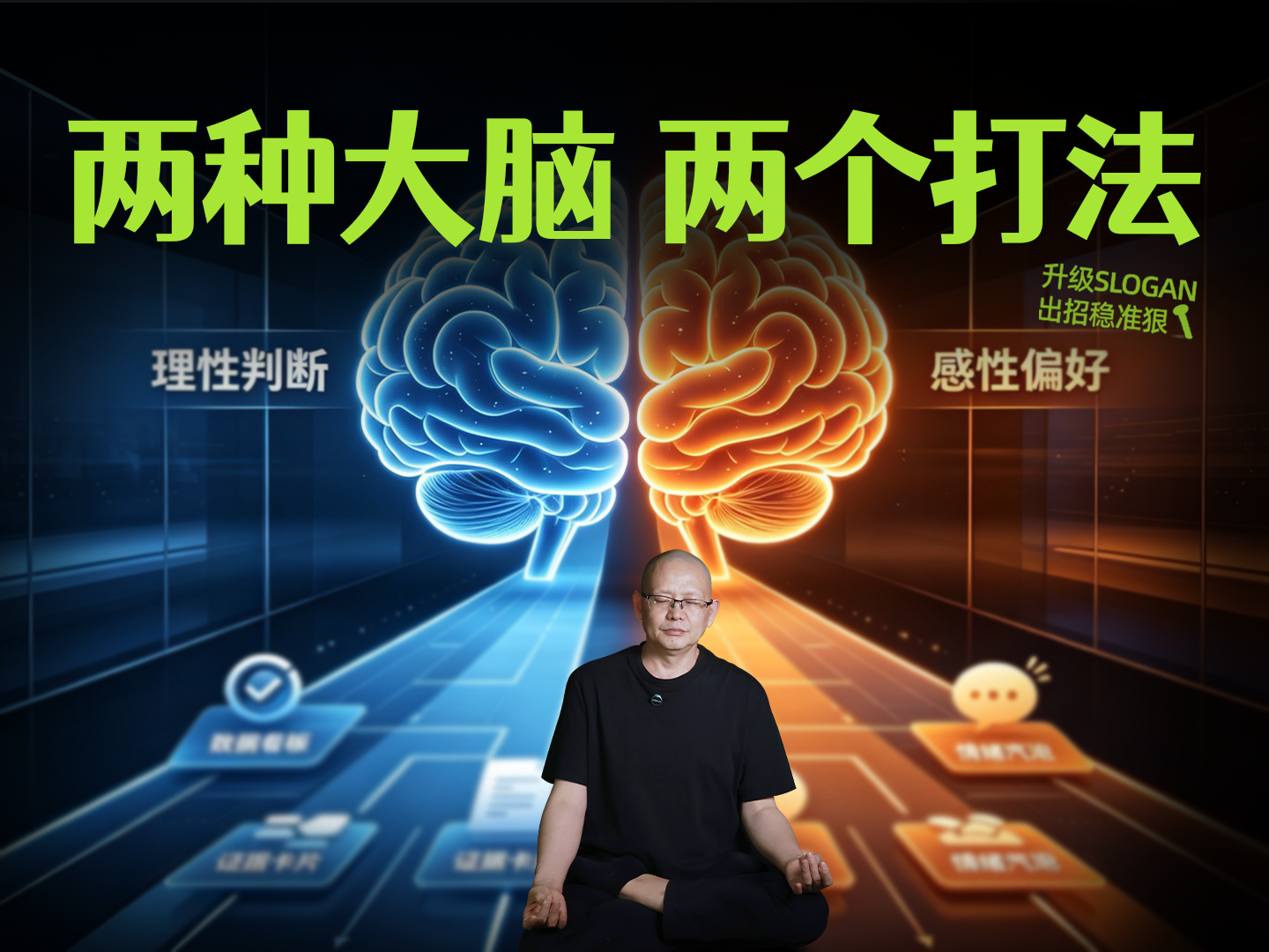 两种大脑，两个打法
